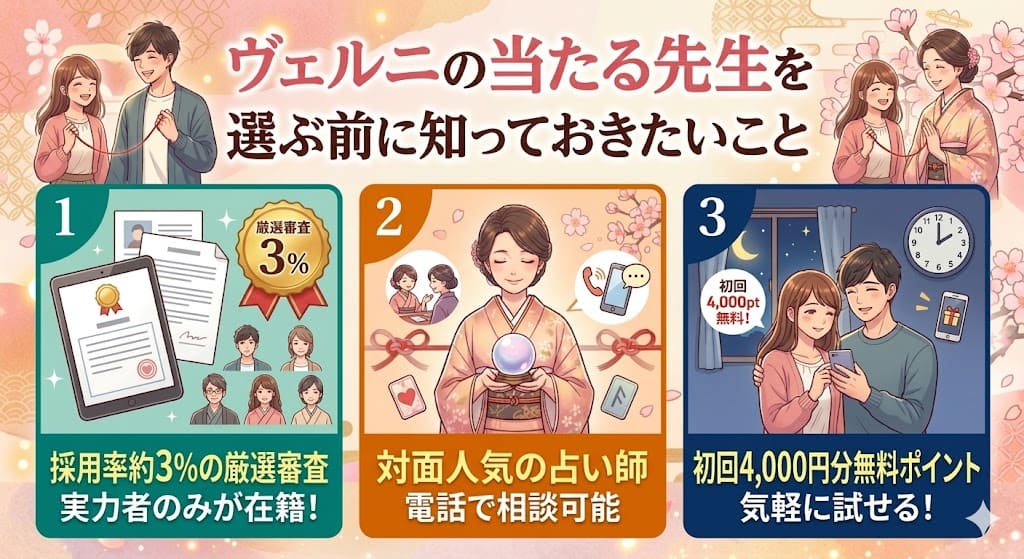 ヴェルニの当たる先生を選ぶ前に知っておきたいこと