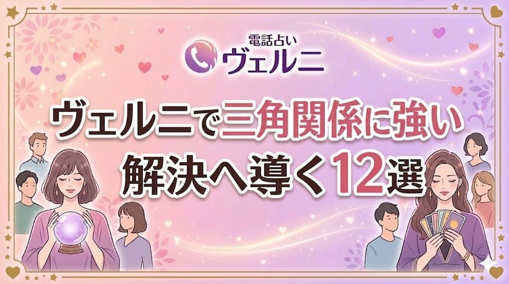ヴェルニで三角関係に強いおすすめ先生12選