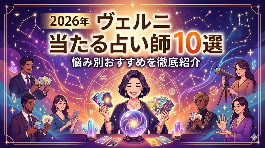 ヴェルニで当たる先生10選｜悩み別おすすめを徹底紹介【2026年】