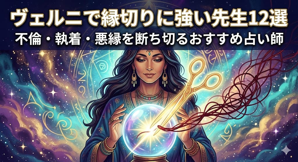 ヴェルニで縁切りに強い先生12選｜不倫・執着・悪縁を断ち切るおすすめ占い師