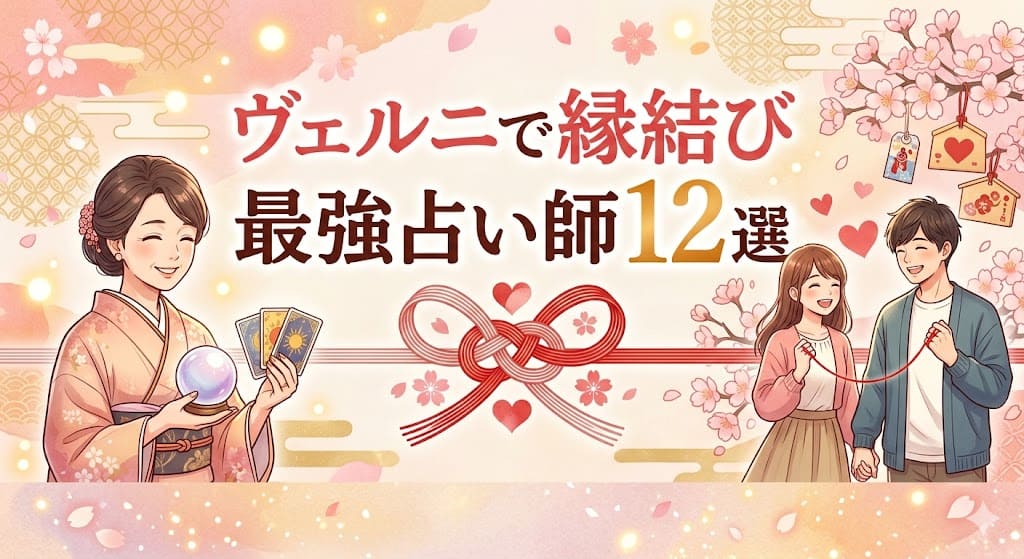 ヴェルニで縁結びに強い先生12選｜片思い・復縁・結婚の縁を引き寄せるおすすめ占い師