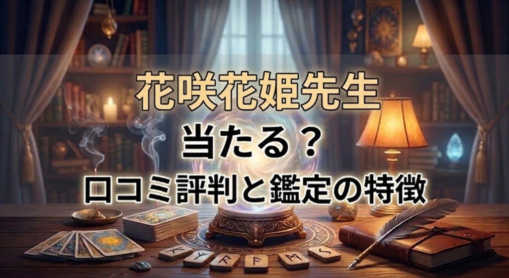 ヴェルニ花咲花姫先生の口コミ評判は？料金・占術・予約方法を徹底解説