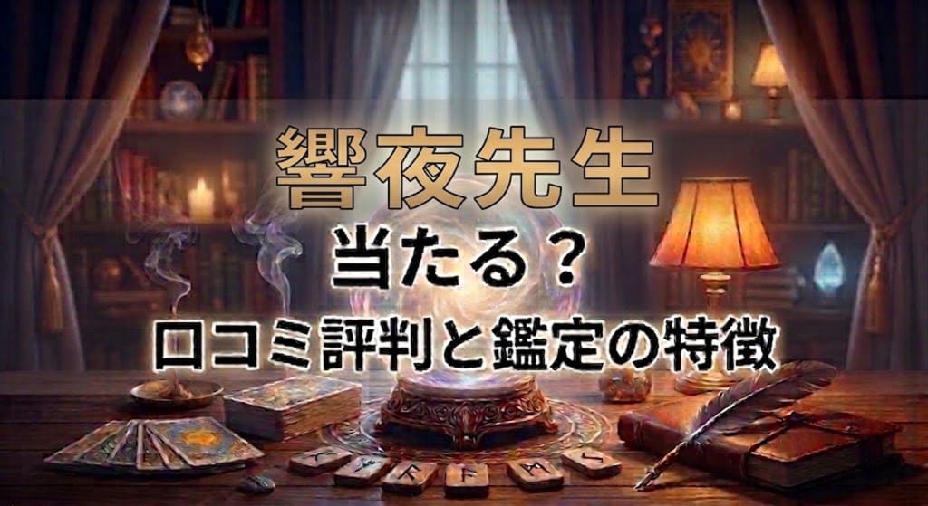 ヴェルニ響夜先生の口コミ評判は？料金・占術・予約方法を徹底解説