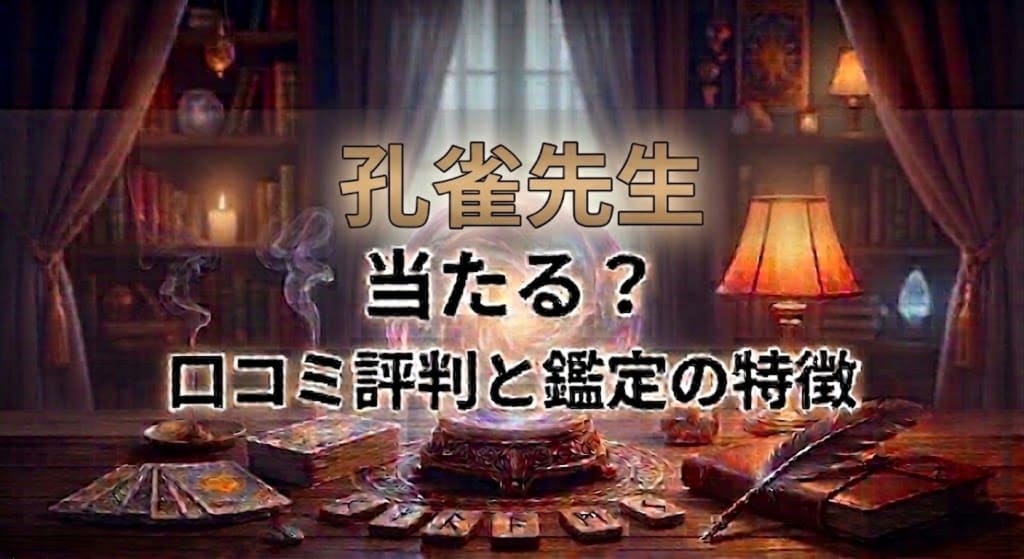 ヴェルニ孔雀先生の口コミ評判は？料金・占術・予約方法を徹底解説