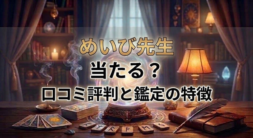 ヴェルニめいび先生の口コミ評判は？料金・占術・予約方法を徹底解説
