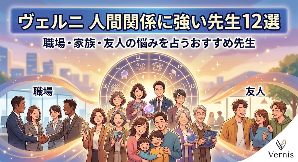 ヴェルニの人間関係鑑定が当たると評判の3つの理由