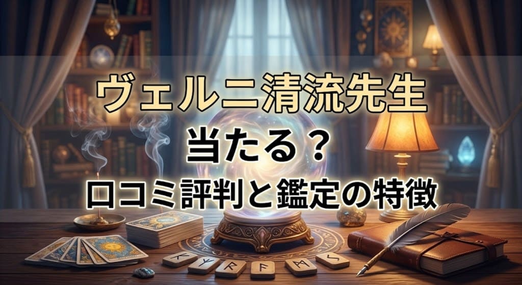 ヴェルニ清流先生の口コミ評判は？料金・占術・予約方法を徹底解説