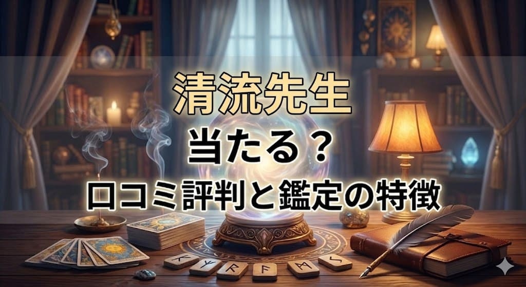 ヴェルニ清流先生の口コミ評判は？料金・占術・予約方法を徹底解説