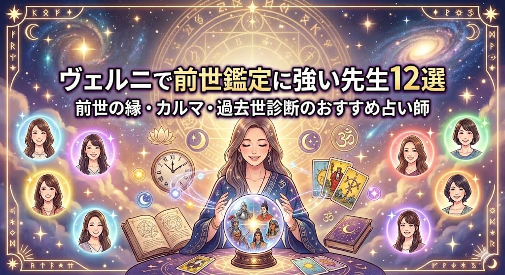 ヴェルニで前世鑑定に強い先生12選｜前世の縁・カルマ・過去世診断のおすすめ占い師