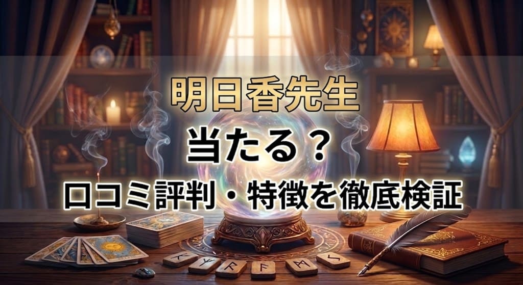 ヴェルニ明日香先生の口コミ評判は？料金・占術・予約方法を徹底解説